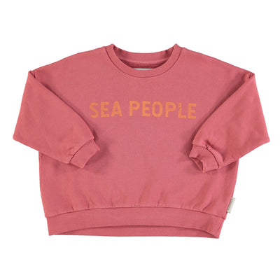 Sweatshirt 'sea people' in pink