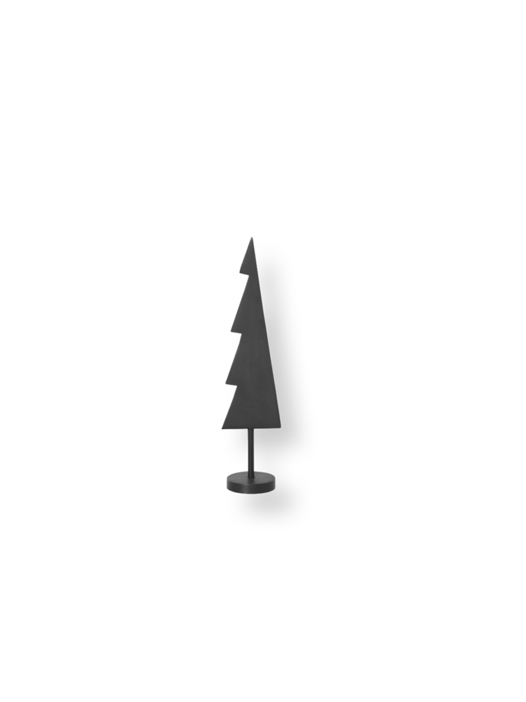 Dekobaum "Black Christmas Brass Tree" in Messing