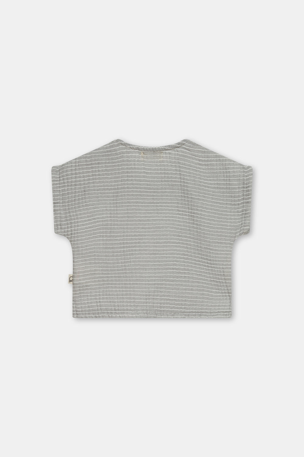 Baby Shirt 'Alex' in stripes anthracite
