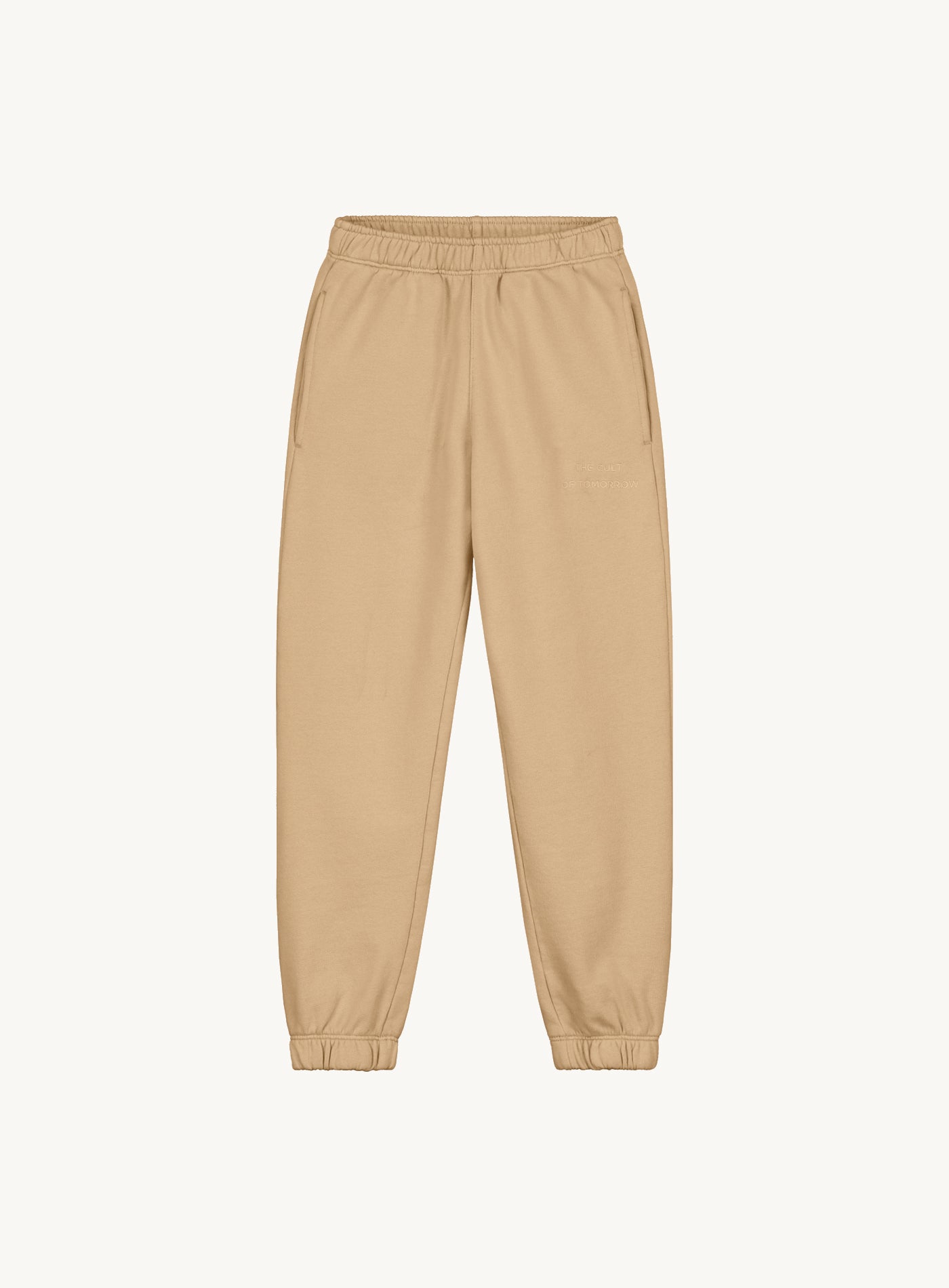 the SWEATPANTS in wheat